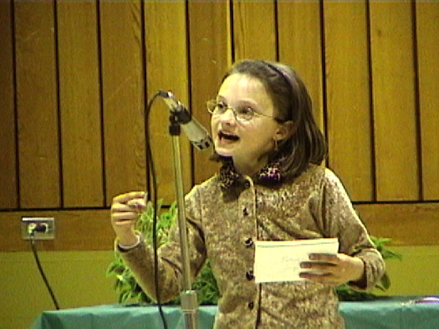 Natasha Jaques Oratory 1999